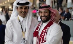 لم يكن من الممكن تصور رؤية ابن سلمان يتوشح علم قطر