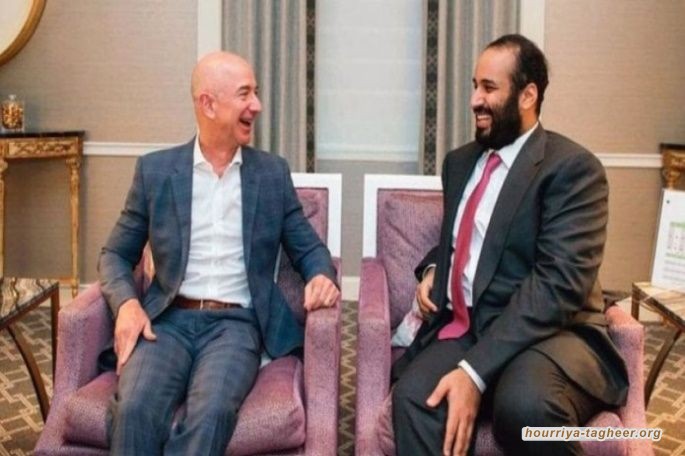 ذي صن: ابن سلمان متهم بقرصنة هاتف بيزوس للانتقام منه