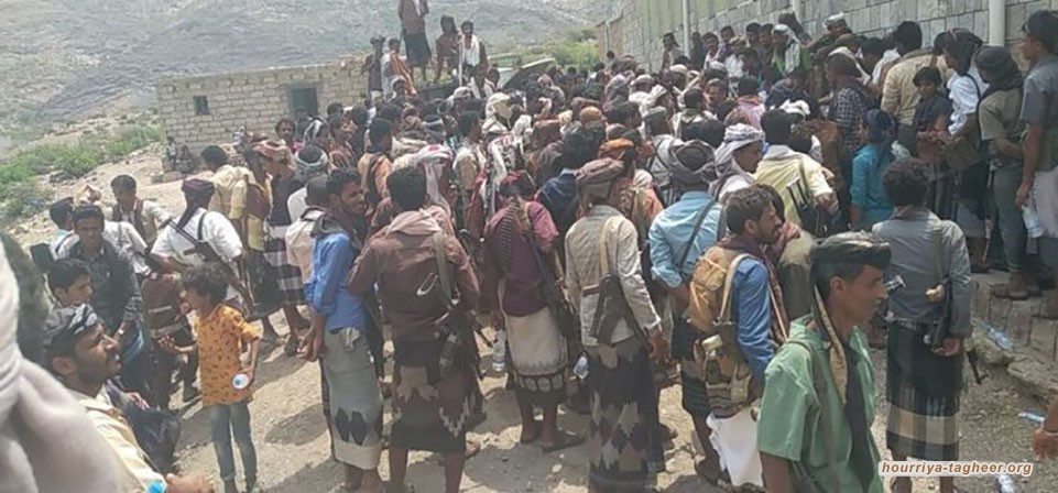 قبائل تعز تشتبك مع التحالف السعودي