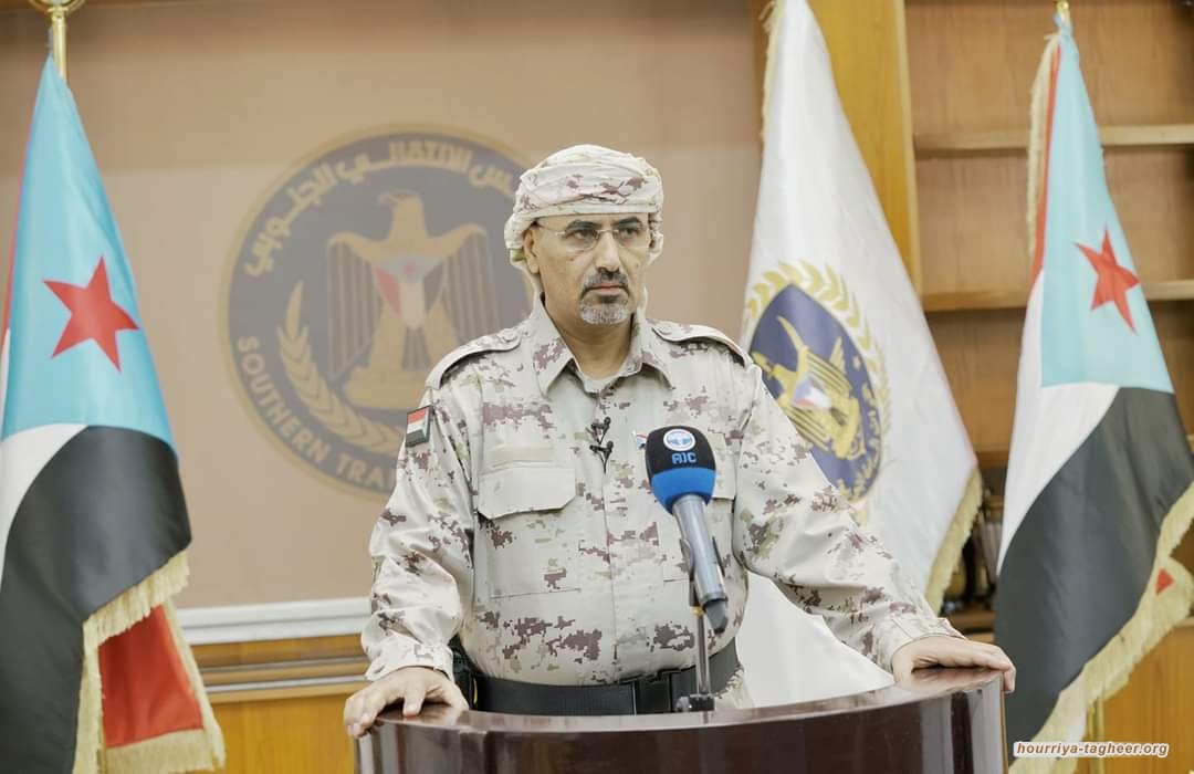 زعيم الانفصالي اليمن يصعد ضد حكومة الرياض