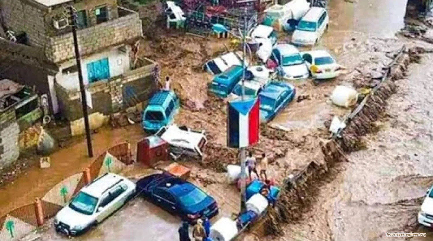 سيول عنيفة تضرب عدن وسط إهمال حكومة الاحتلال السعودي