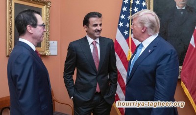 ابن سلمان مُغتاظ من زيارة أمير قطر لأمريكا