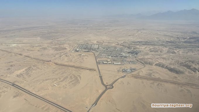 مشروع ذا لاين الحلم الزجاجي تصدّعه صخور الصحراء