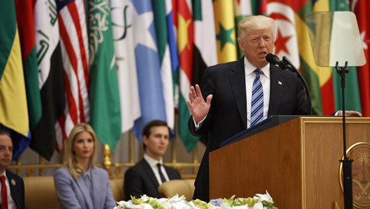 أربعة تناقضات في خطاب «ترامب» في السعودية ( مترجم)