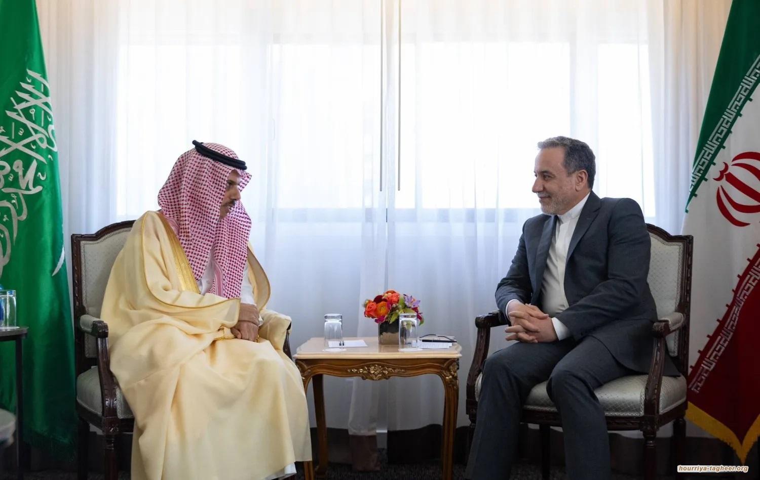 ماذا قال فيصل بن فرحان لنظيره الإيراني وما علاقة ابن زايد