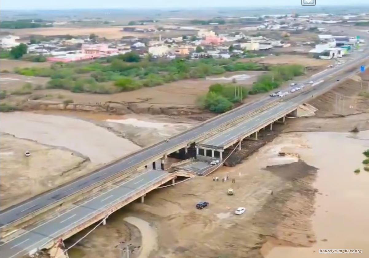 مصرع شخص وانهيار جسر في منطقة جازان
