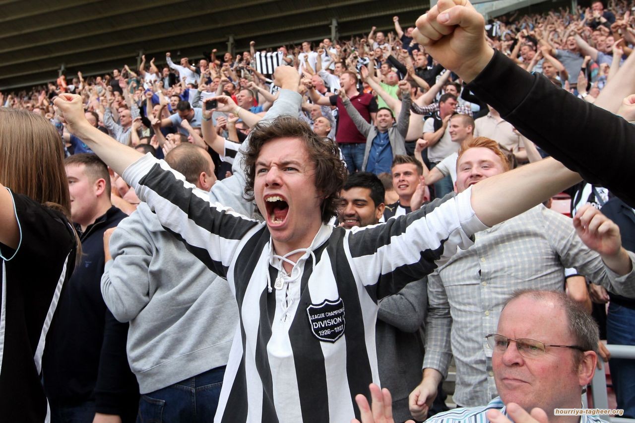 رابطة مشجعي نيوكاسل تستنكر احتفال الرميان