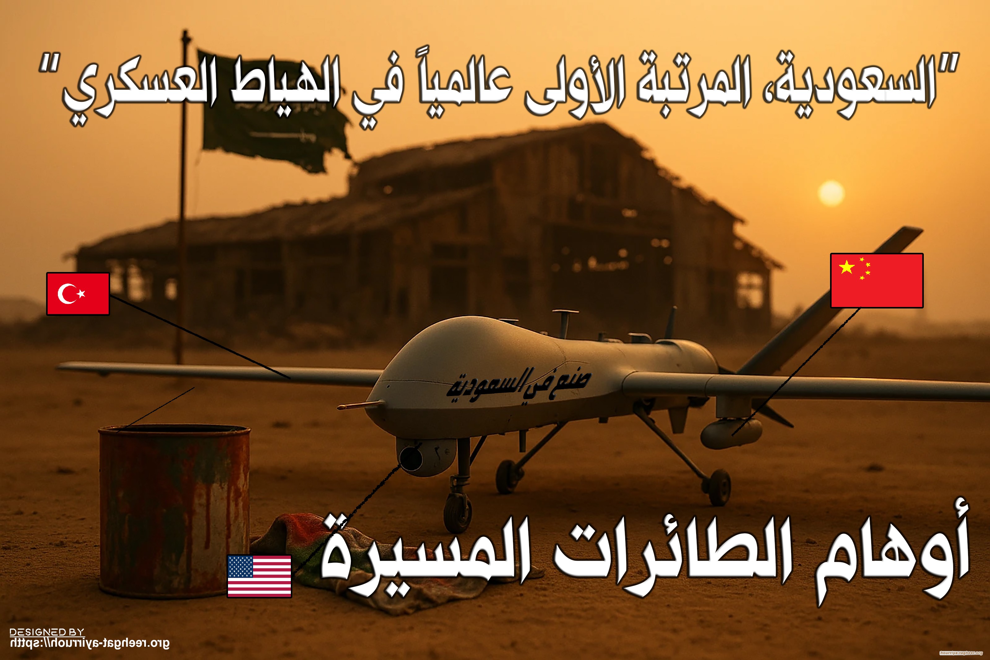 أوهام الطائرات المسيرة:  “السعودية، المرتبة الأولى عالمياً في الهياط العسكري”