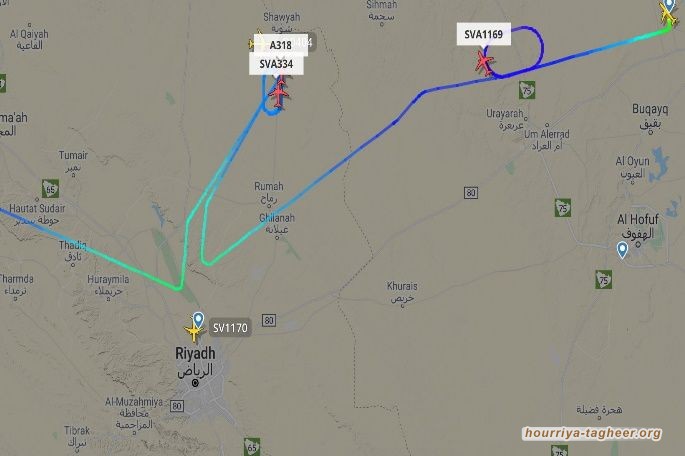 توقف الملاحة الجوية في مطار الرياض الدولي وأنباء عن استهداف بباليستي.