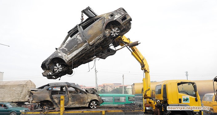 إهمال حكومي لطريق حي “الإسكان الجديد” يتسبب بعشرات الحوادث المميتة