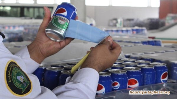 خمور وسط شوارع مملكة آل سعود وأمام دوريات الشرطة