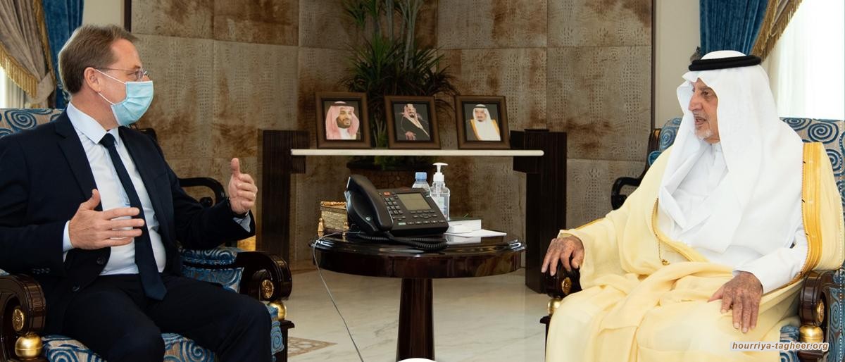 عقب الإساءة للنبي.. أمير مكة يثير الجدل باستقباله سفير فرنسا
