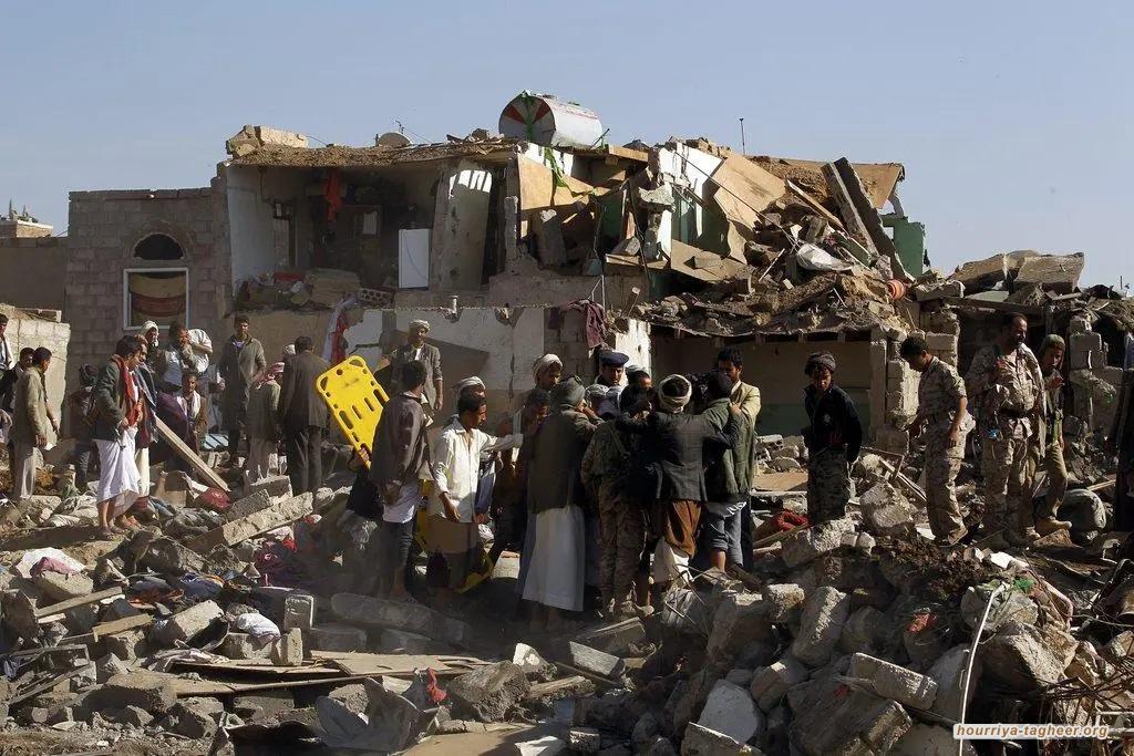 الاحتلال السعودي يقتل متسوقة سوق الحزم