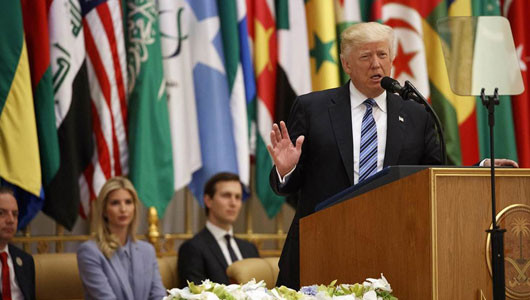 أربعة تناقضات في خطاب «ترامب» في السعودية ( مترجم)