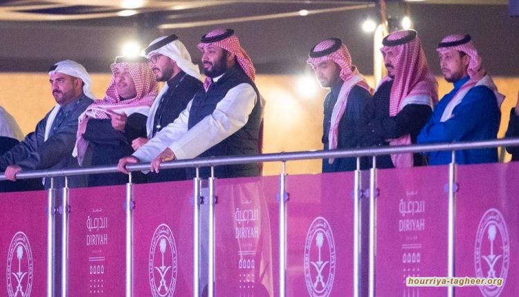 ابن سلمان يظهر “فجأة” في الدرعية للإشراف على عملية الغسيل الرياضي