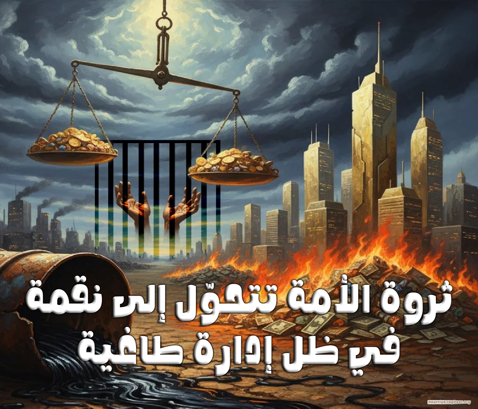 ثروة الأمة تتحوّل إلى نقمة في ظل إدارة طاغية